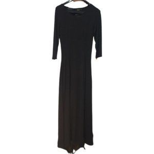 R & B Collection Women's Black knit dress Size Small New